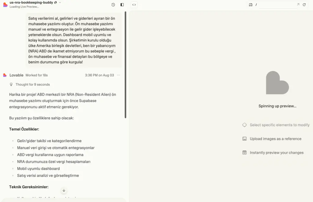 lovable dev yapay zeka muhasebe yazilimi kodlamak Yapay Zekayla Muhasebe: E-Ticaret İçin Otomasyon Rehberim